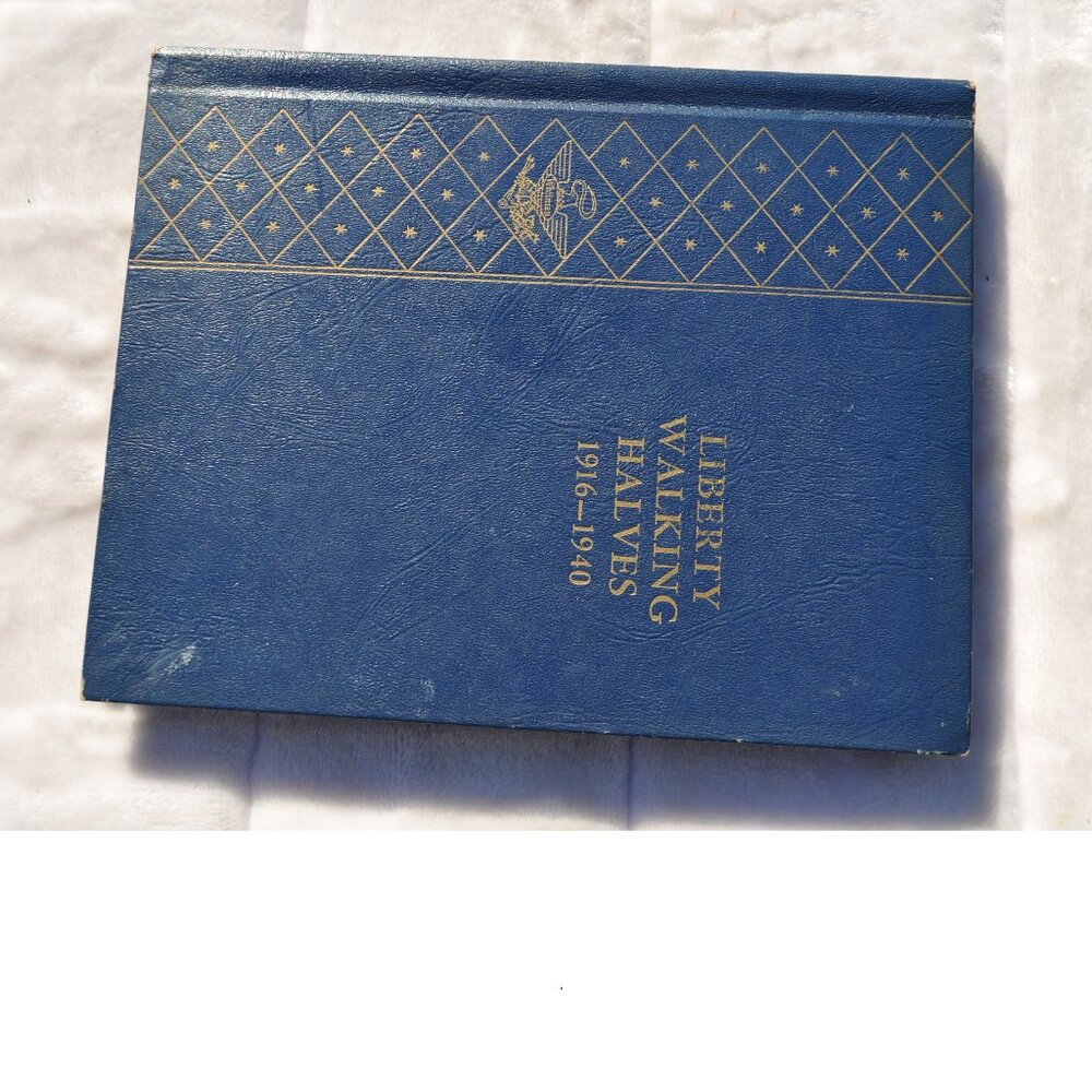 Liberty Walking Halfves Dollars 1916-1940 hard cover book vintage collectible